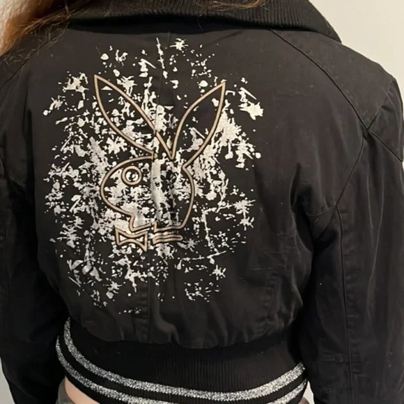 Vintage💥PLAYBOY Bomber Jacket - Picture 2 of 16